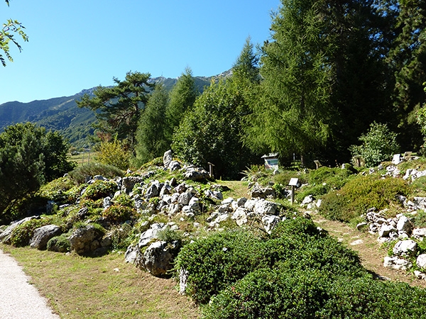 Kräutergarten des Rifugio Orto Botanico Monte Baldo (Novezzina)