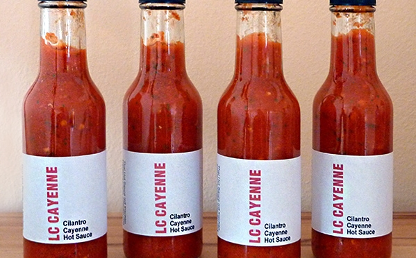 Cayenne Cilantro Hot Sauce