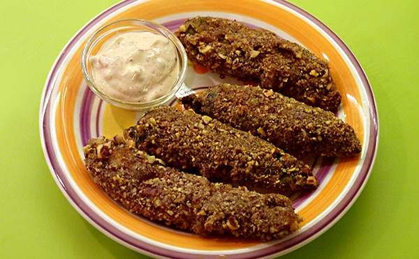 Pecan Crusted Chiles Rellenos
